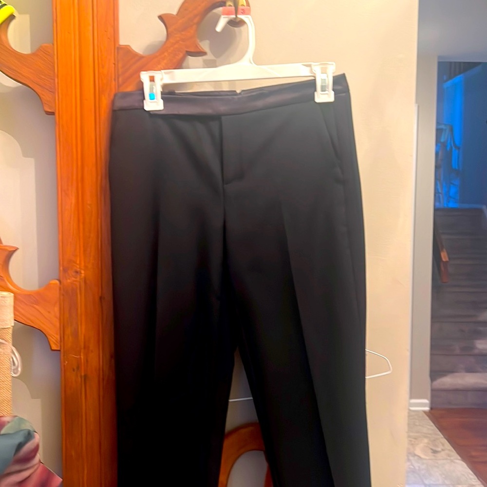 Black tuxedo pants